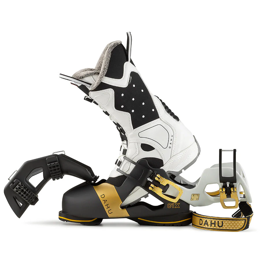 Women's Ecorce 01X Basalt Black - White - Gold - Image 3